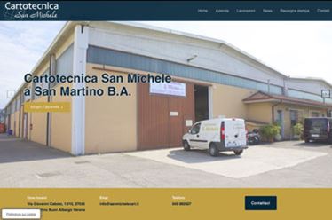 Sito web Cartotecnica San Michele