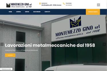 Sito web Montemezzo srl