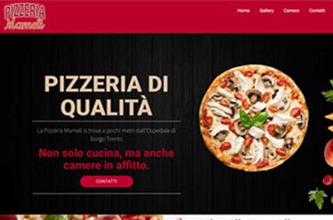 Sito web Pizzeria Mameli