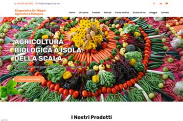 Sito web Società Agricola Ca' Magre