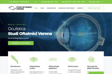 Sito web Studi Oftalmici Verona