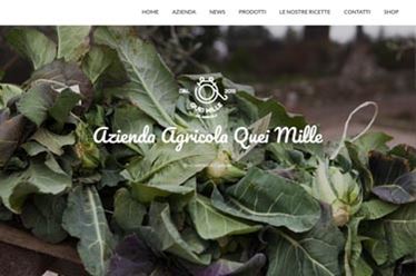 Sito web Azienda Agricola Quei Mille