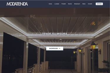 Sito web Moda Tenda